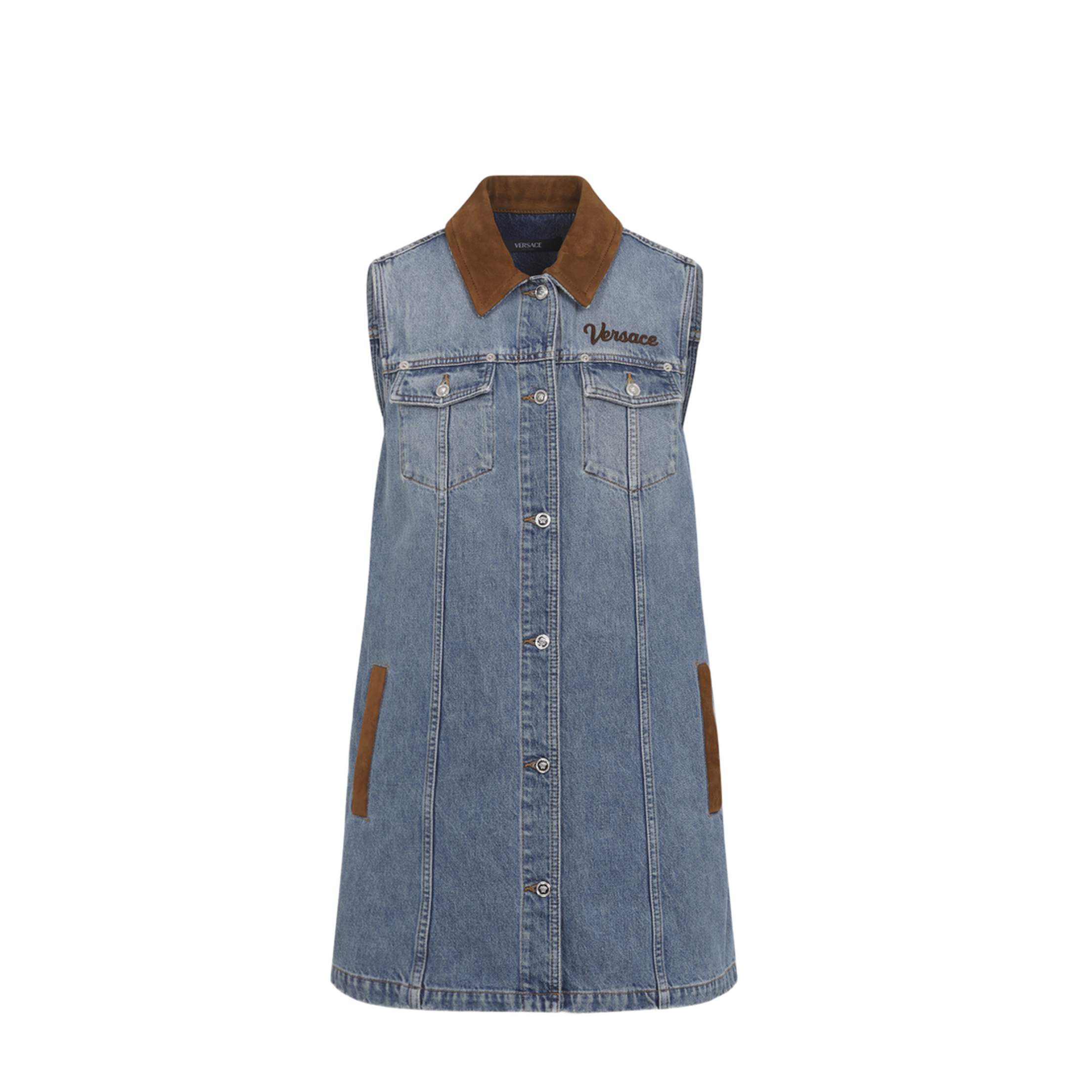 MAYFEYR - Versace - Denim Stone Wash Dress - 10226951A16751