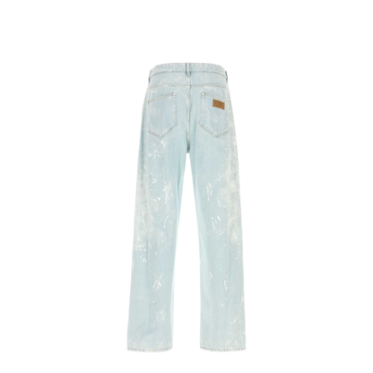 Splatter Effect Jeans
