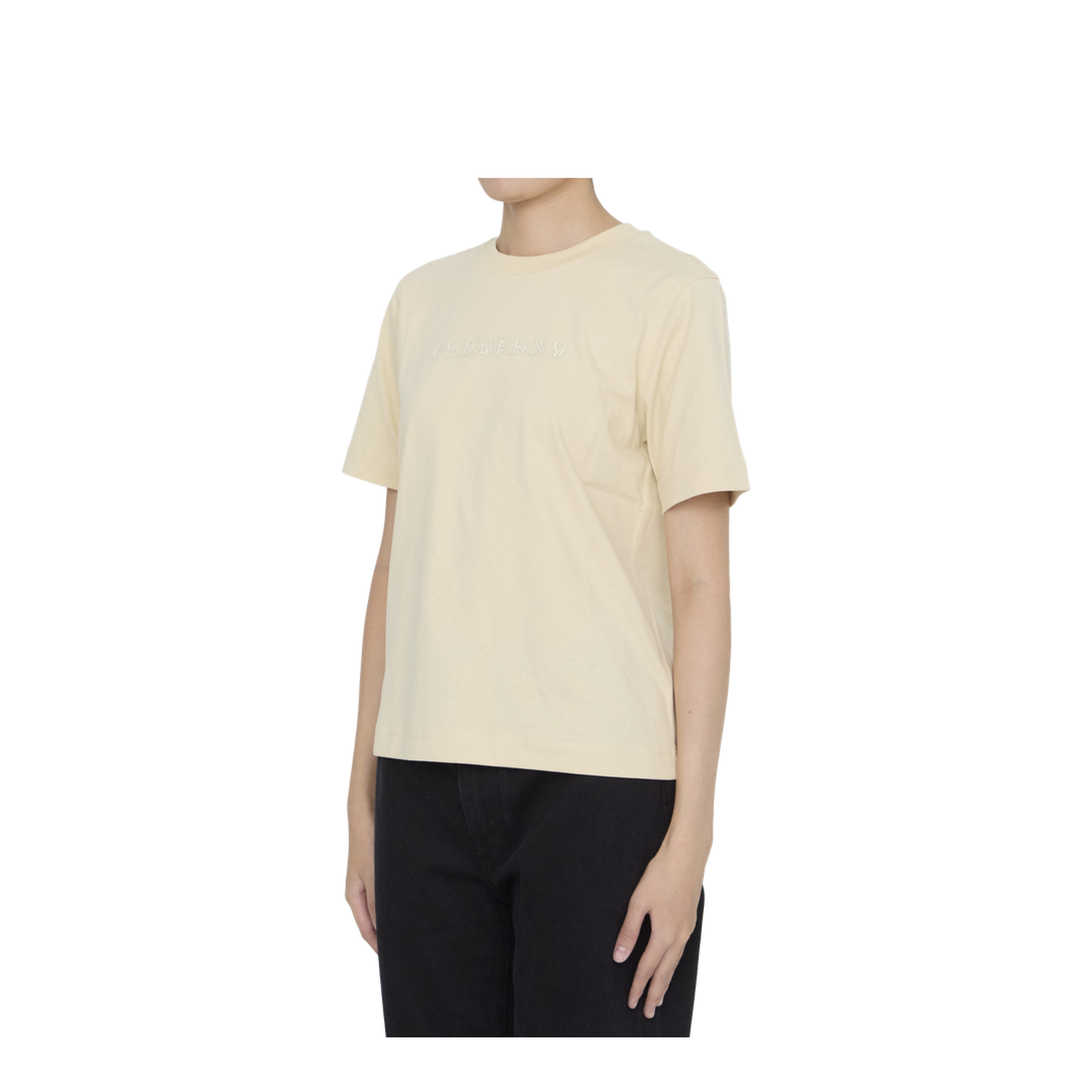 MAYFEYR - Burberry - T-Shirt With Paisley Logo - 8097925C1490