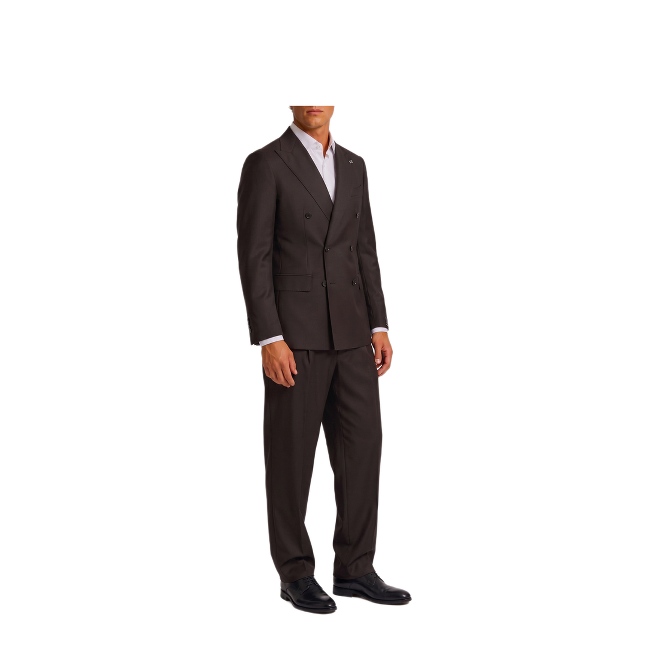 MAYFEYR - Tagliatore - Dark Brown New York Double Breasted Suit - 2SNY10BNT070001M1151