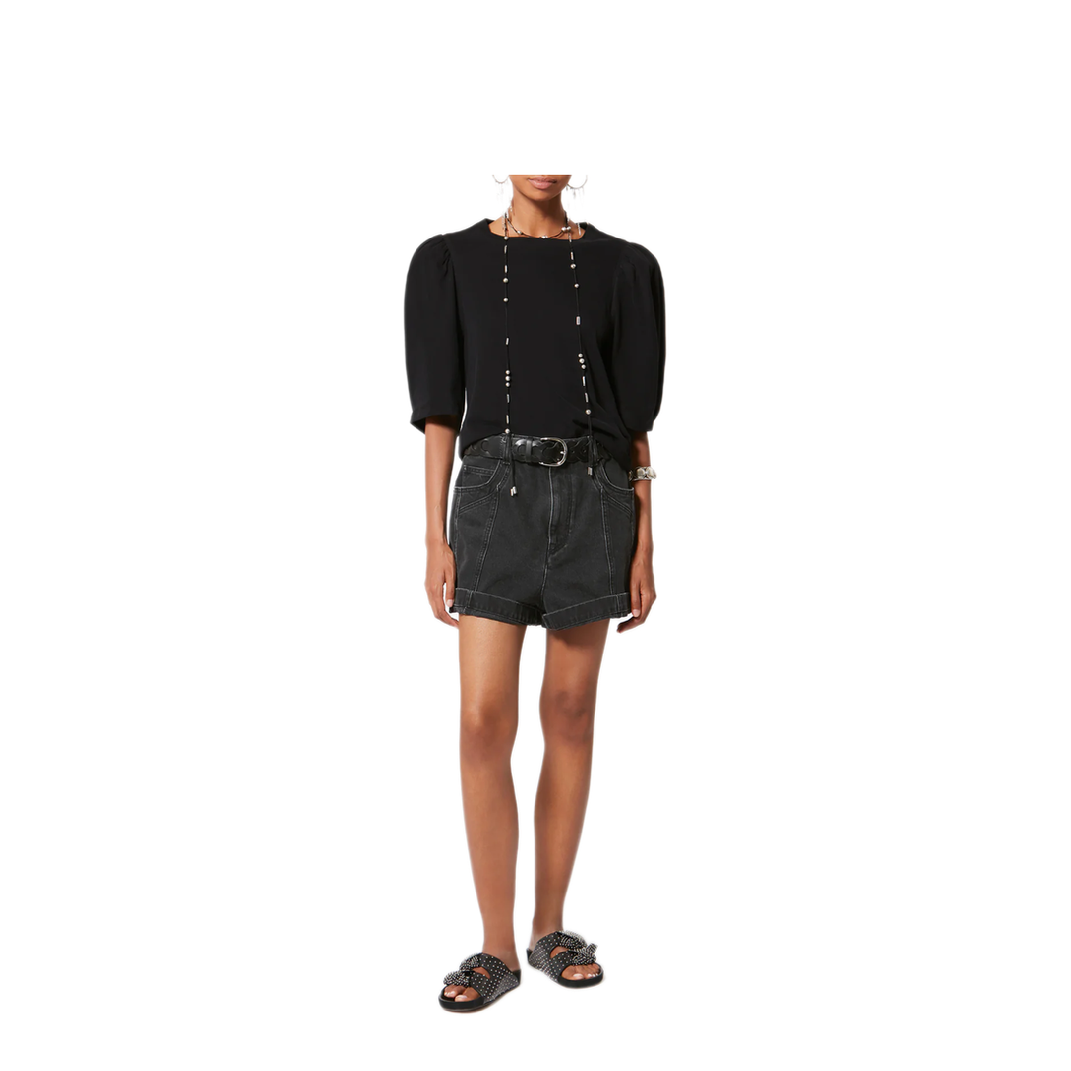 MAYFEYR - Isabel Marant - Tee Shirt - TS0311FAA1N41I01BK