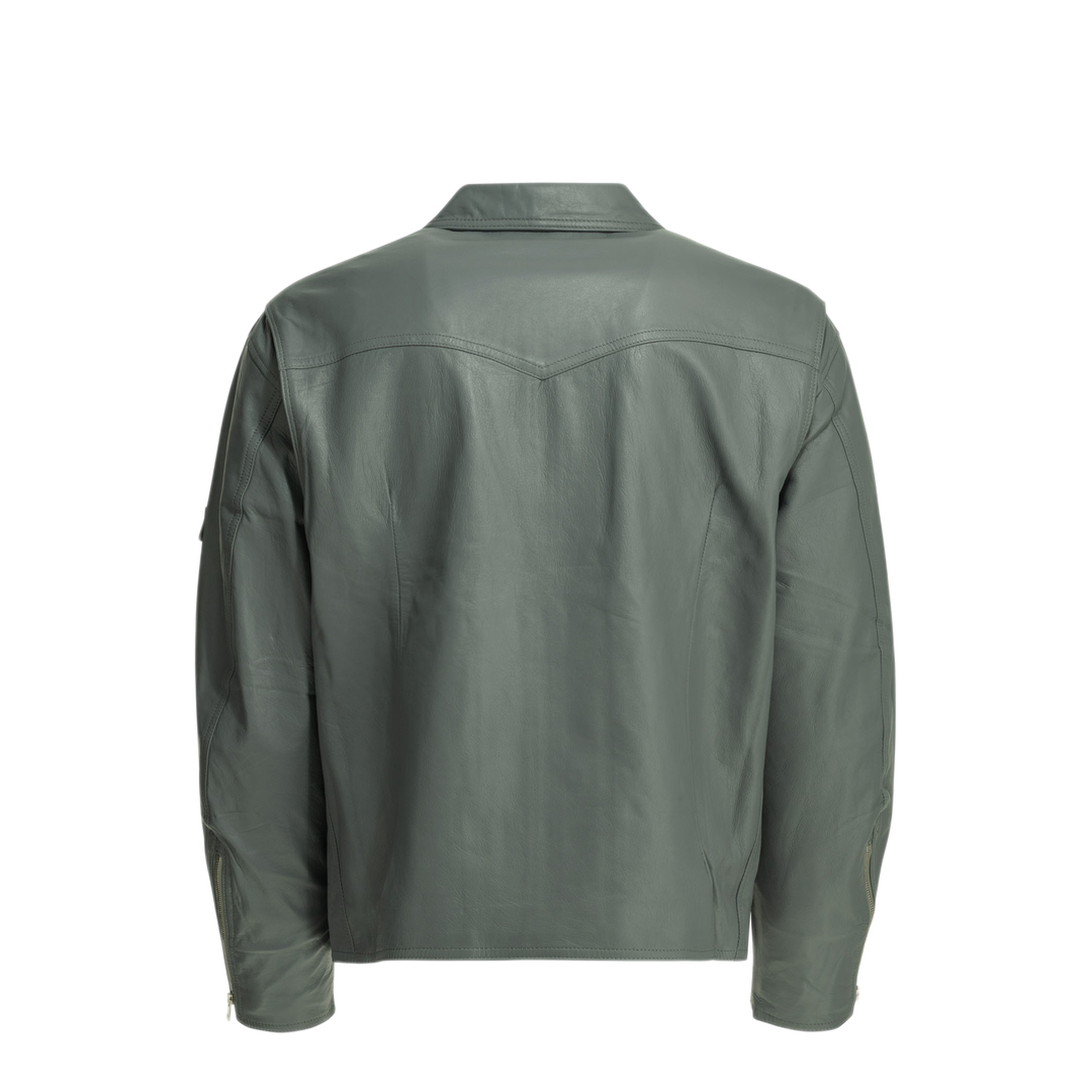 MAYFEYR - Needles - Southern Leather Jacket - SX120AGREY