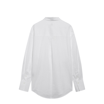 MAYFEYR - Toteme - White Oversized Striped Shirt - 261-WRT0621FB0586047