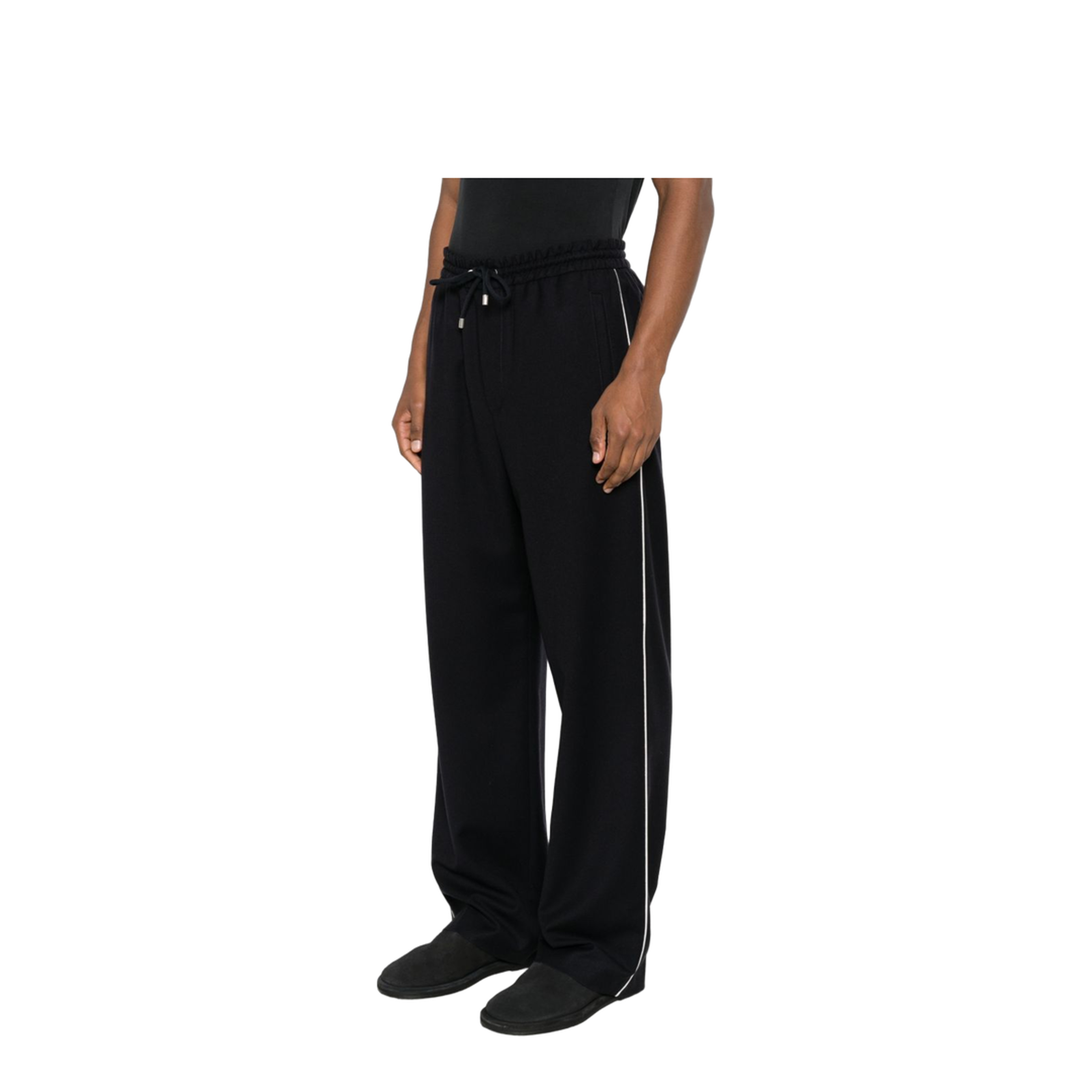 Wool Drawstring Trousers
