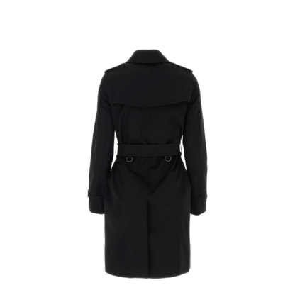 MAYFEYR - Burberry - Black Gabardine Trench Coat - 8079409A1189