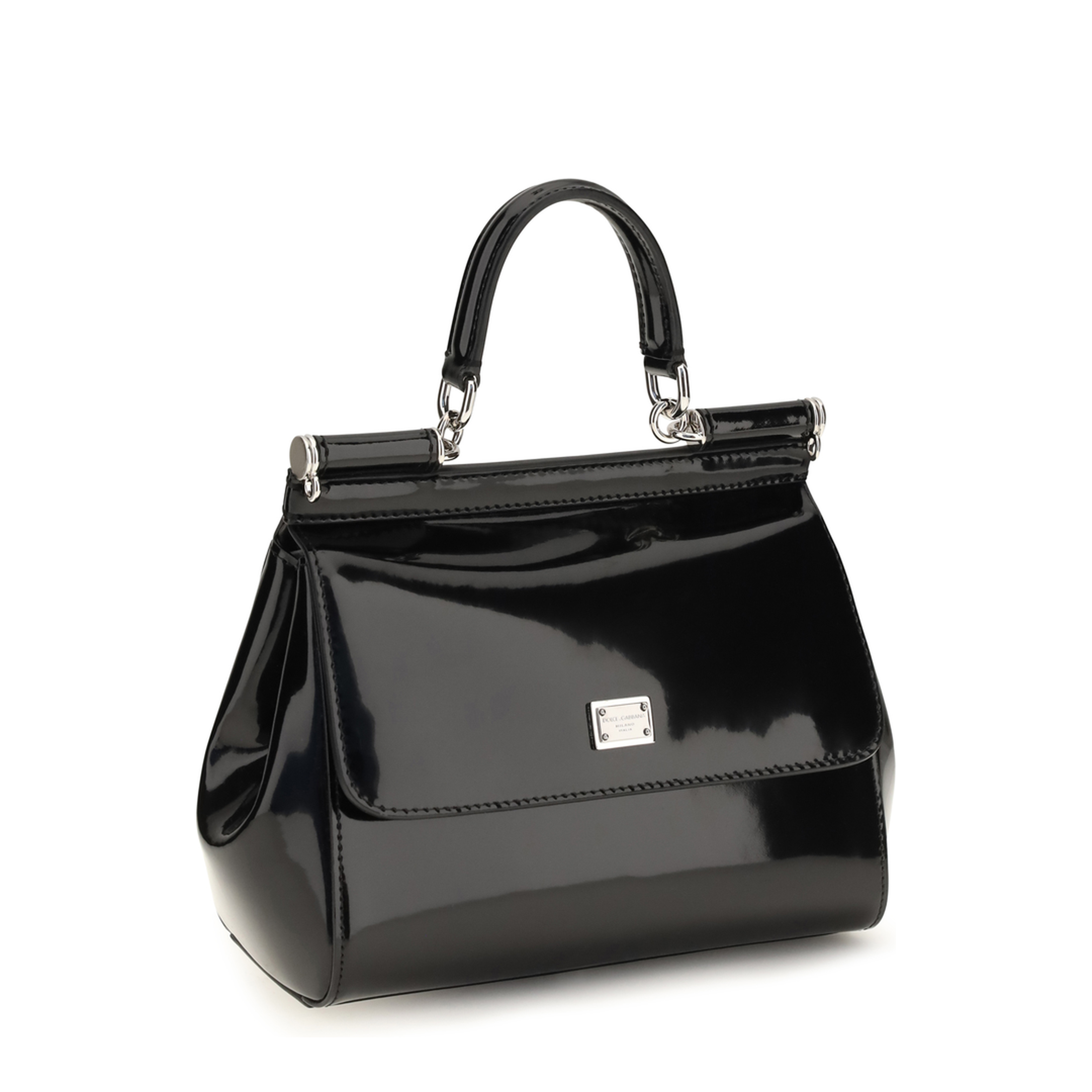 MAYFEYR - Dolce & Gabbana - Small Sicily Glossy Calfskin Handbag - BB6003AI413