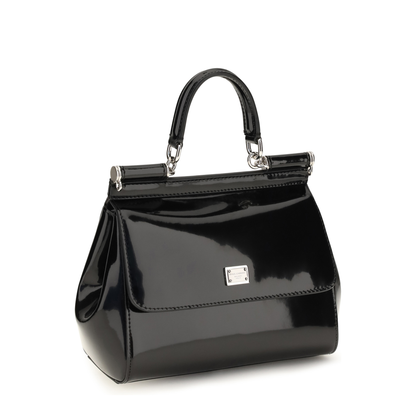 MAYFEYR - Dolce & Gabbana - Small Sicily Glossy Calfskin Handbag - BB6003AI413