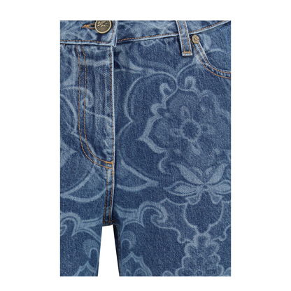 MAYFEYR - Etro - Ornamental Jacquard Denim Jeans - WRNB0026AV11M