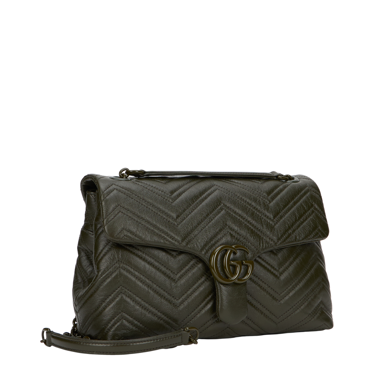 MAYFEYR - Gucci - Marmont Medium Shoulder Bag In Leather - 850676AAFS13037