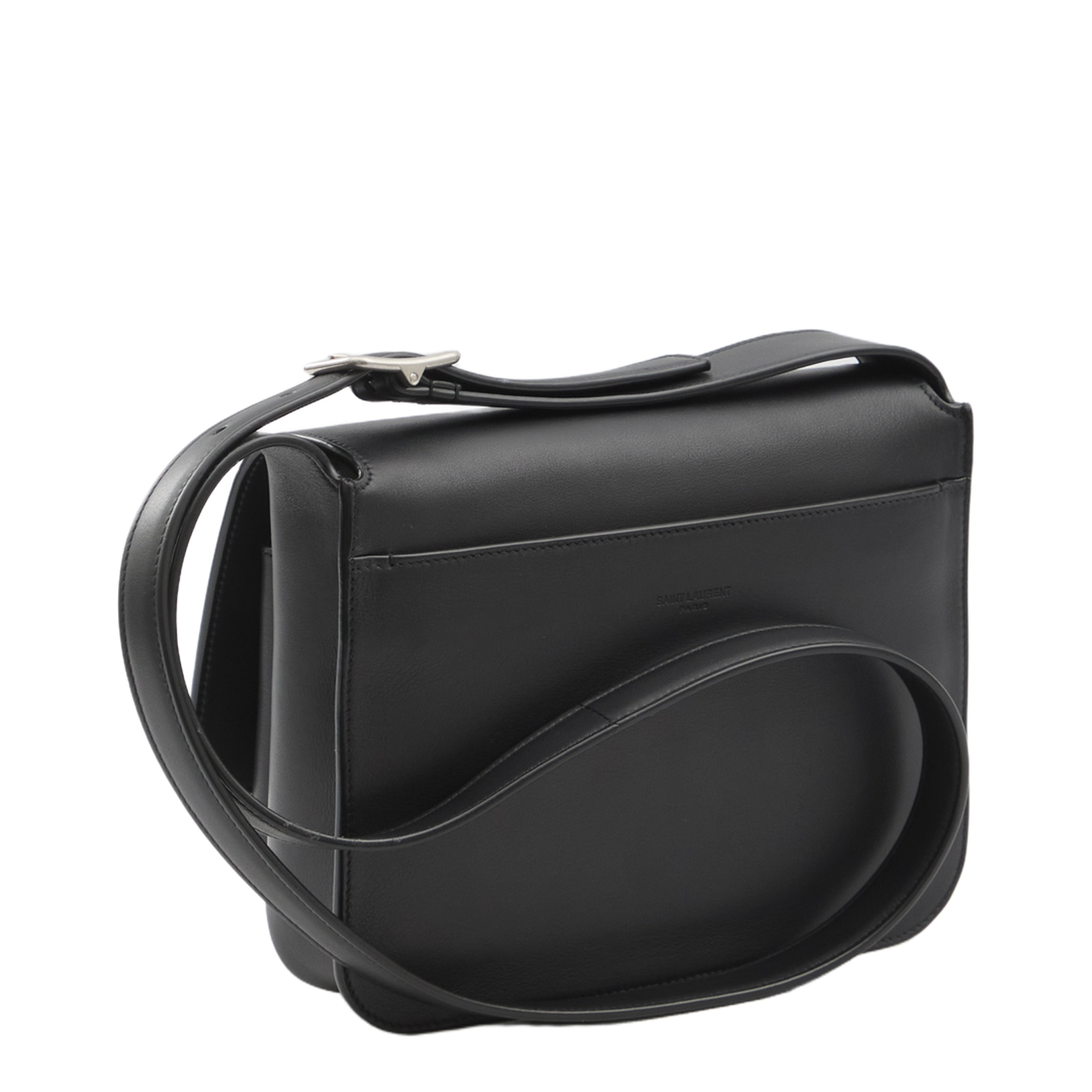 Satchel Small Leather Crossbody Bags - Black