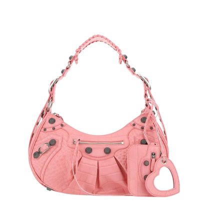 Le Cagole Small Shoulder Bag in Pink