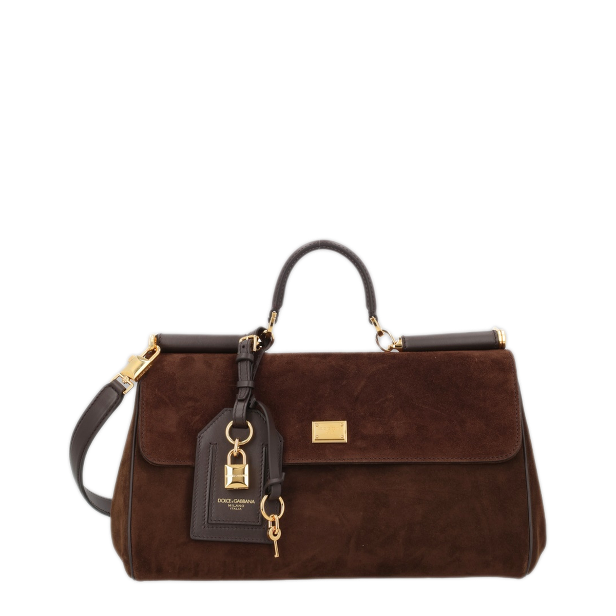 My Sicily Medium Vitello Leather Tote - Brown