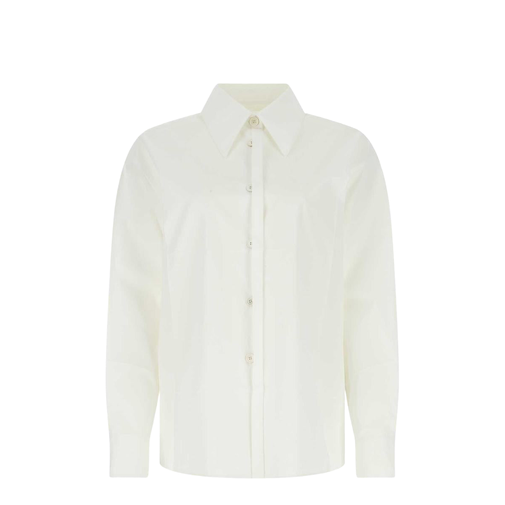 White Poplin Oversize Shirt