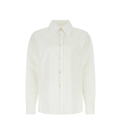 White Poplin Oversize Shirt