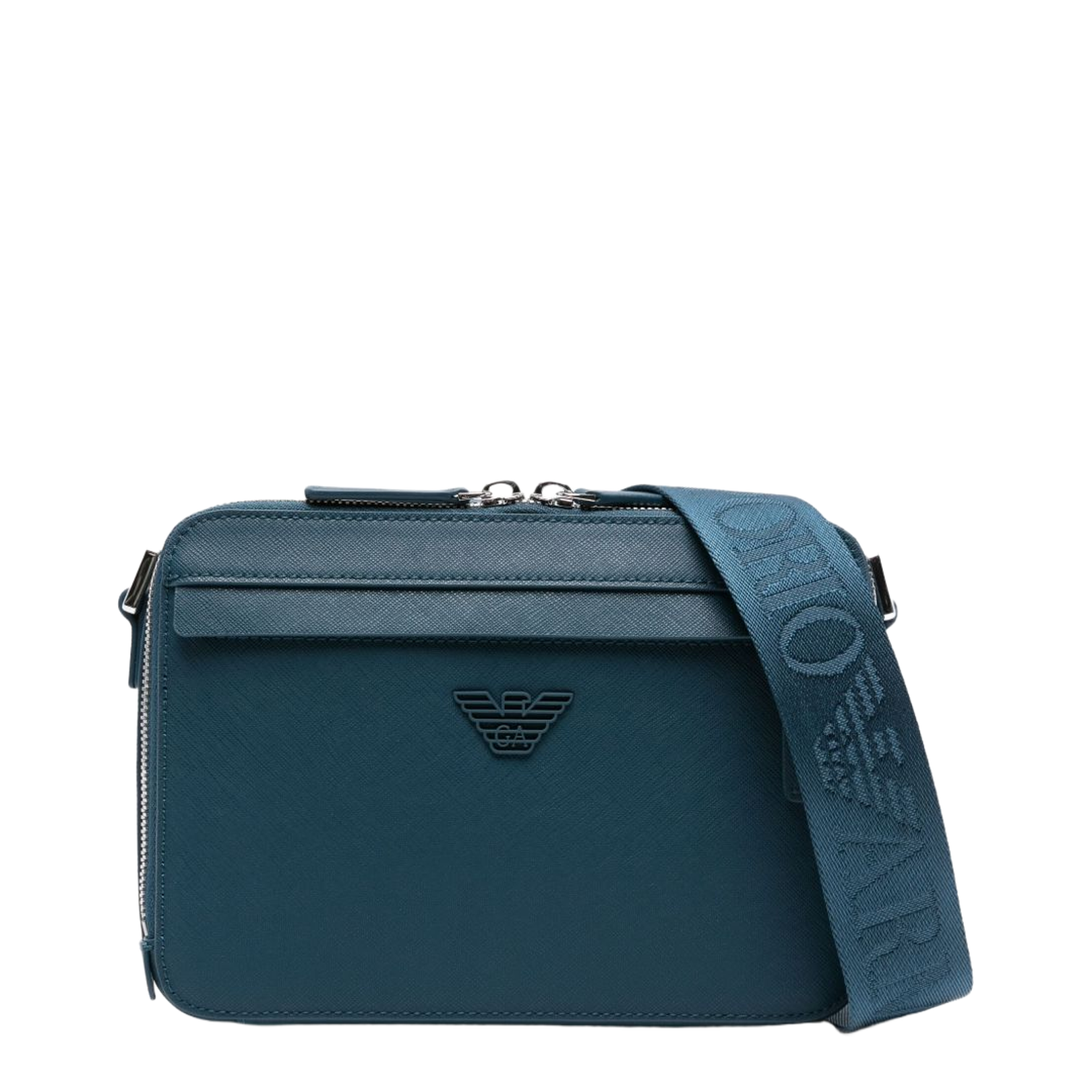 Regenerated Saffiano Leather Mini Camera Bag