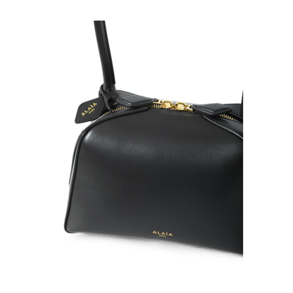 Hip Small Calfskin Bucket Bag - Noir