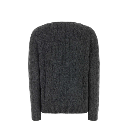MAYFEYR - Valentino - Dark Grey Wool Sweater - 9B3KC75DADH081