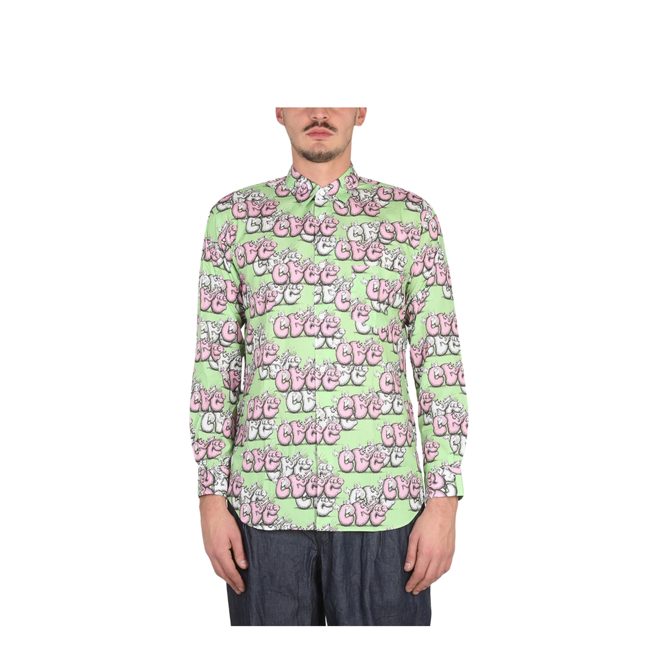 Comme Des Garcons Shirt with Print X Kaws – MAYFEYR