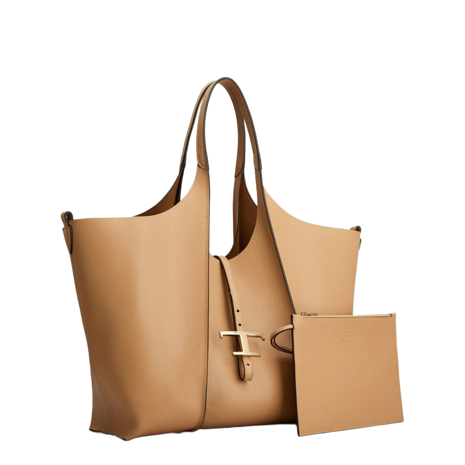 T Timeless Shopping Bag in Leather Medium