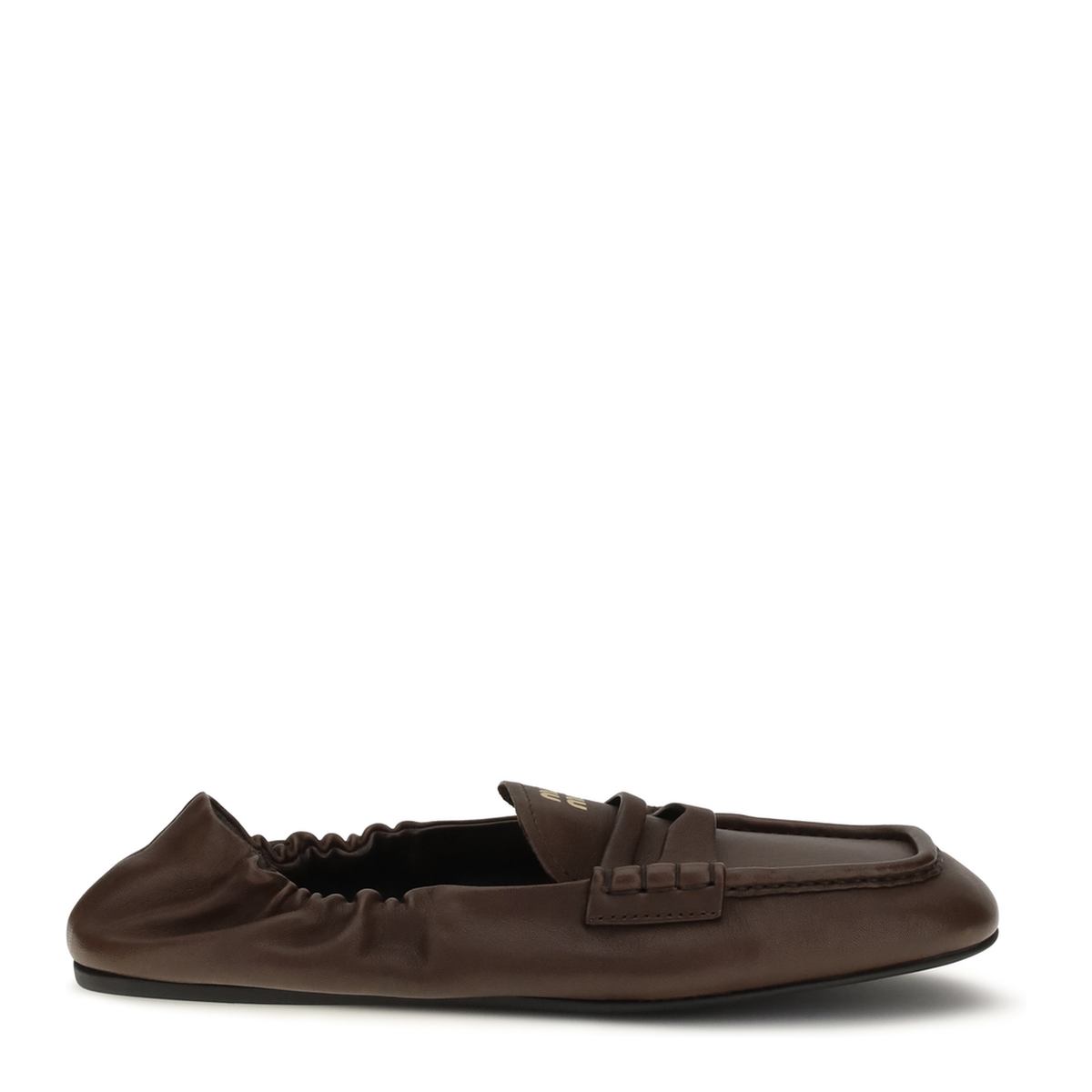 MAYFEYR - Miu Miu - Ruches Loafers In Nappa Leather - 5D341EFD005EFXF0NBL