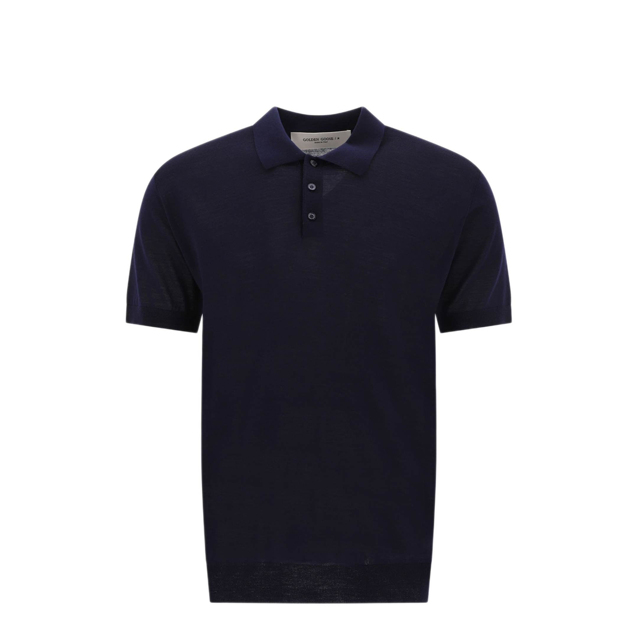 MAYFEYR - Golden Goose - Merino Wool Button Down Polo Shirt - GMP01412P00104150501