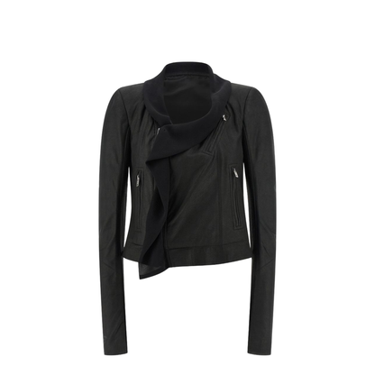 MAYFEYR - Rick Owens - Scarf Biker Jacket - RP01F6706LBFG09