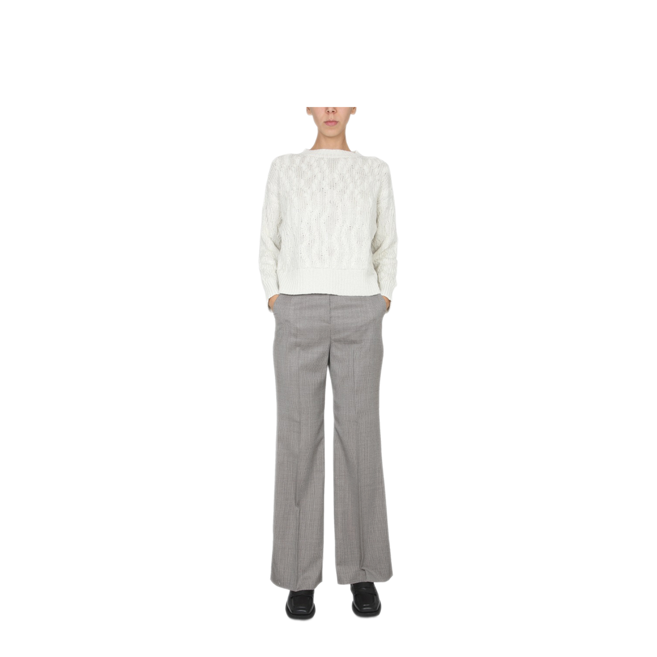 MAYFEYR - Fabiana Filippi - Micro Houndstooth Pants - PAD222W382D457VR1
