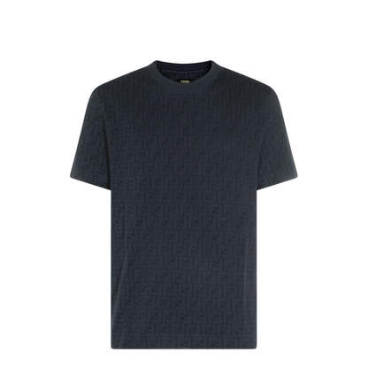 MAYFEYR - Fendi - Deep Blue Cotton T-Shirt - FY0936AUR1F0QA2