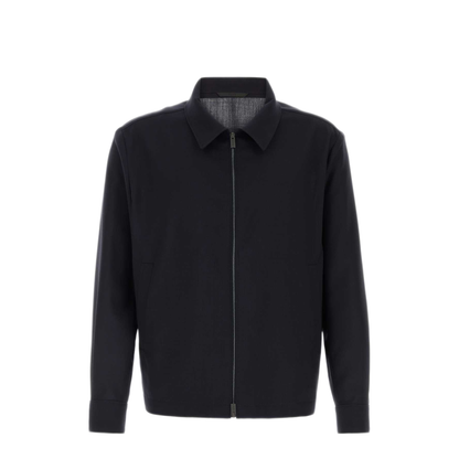 MAYFEYR - Boss - Navy Blue Wool Shirt - 50564676404