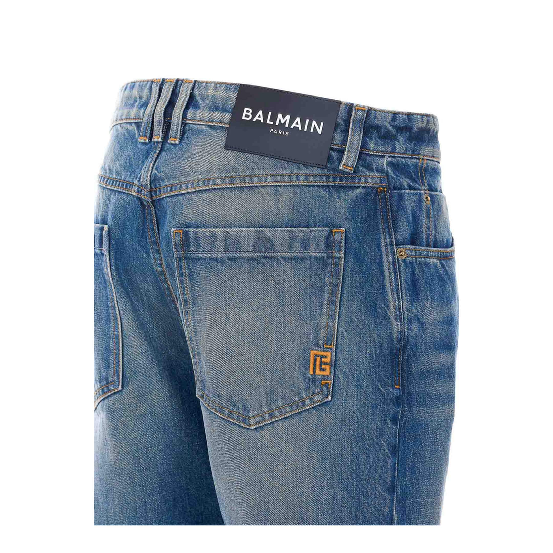 Straight Fit Jeans In Blue