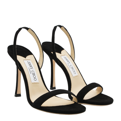 Black Suede Sandals