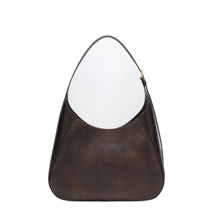 MAYFEYR - Prada - Boogie Medium Brown Leather Hobo Bag - 1BC300OOO2ZRNF0324