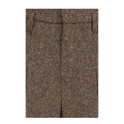 MAYFEYR - Brunello Cucinelli - Virgin Wool Palazzo Pants With Monili Detail - MD002P9302