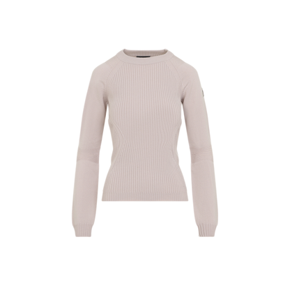 MAYFEYR - Moncler - Crew Neck Sweater Light Pink - L20989C00001M1122529