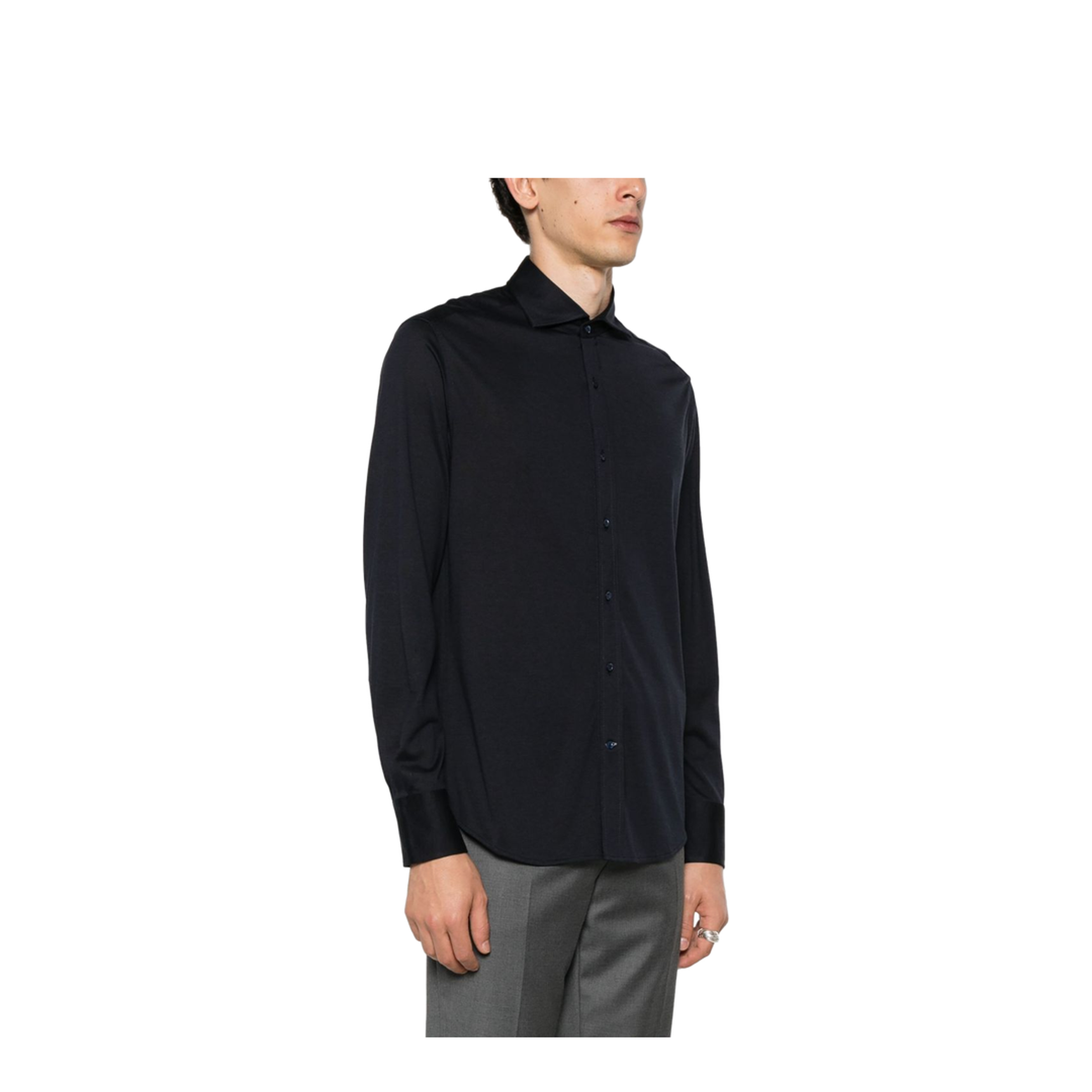MAYFEYR - Brunello Cucinelli - Shirts Navy - MH8366686C4425