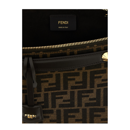 By The Way Medium Jacquard Shoulder Bags - Brown