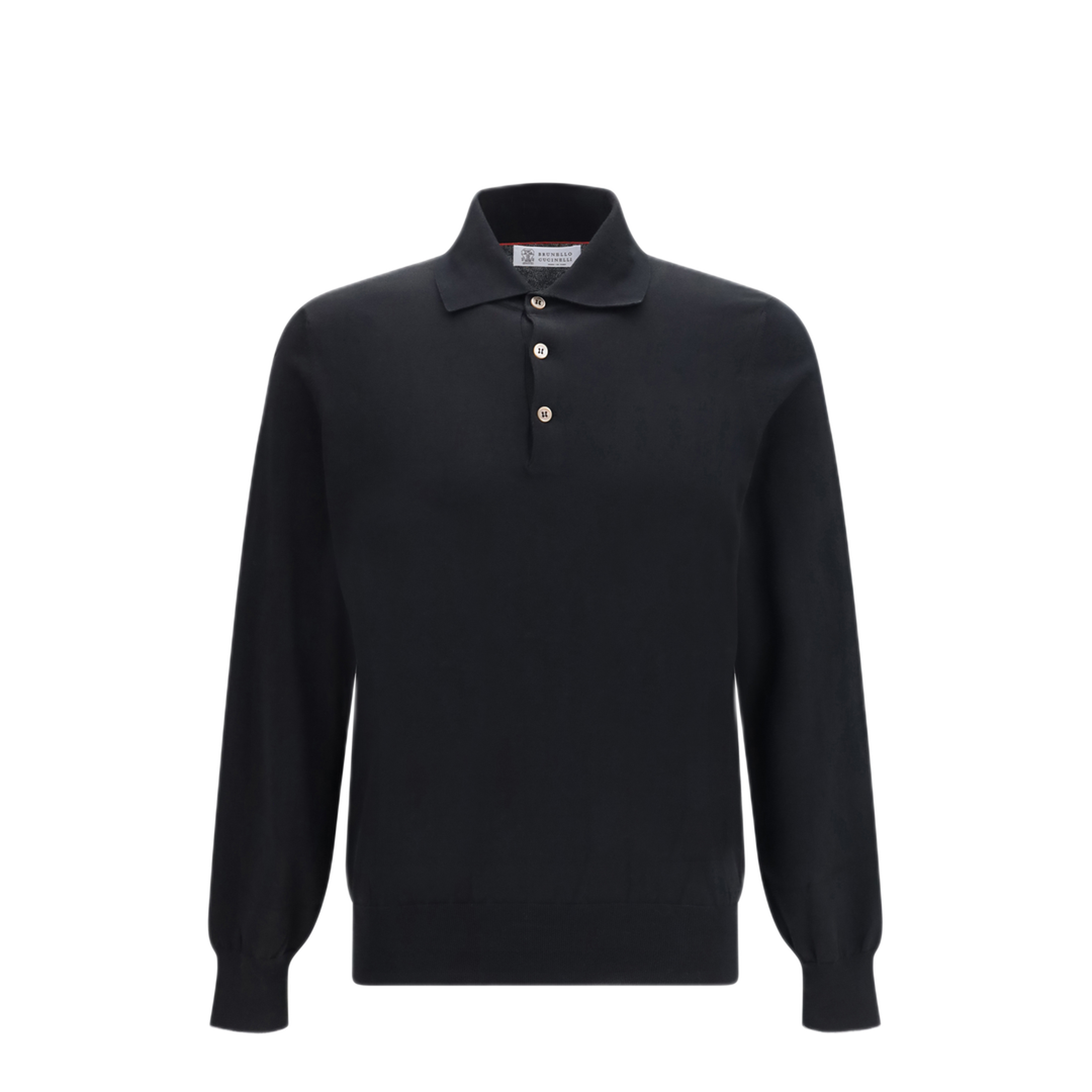 MAYFEYR - Brunello Cucinelli - Long Sleeve Cotton Polo - M29800135