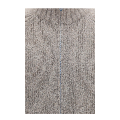 MAYFEYR - Brunello Cucinelli - High-Neck Cashmere And Silk Cardigan With Zip - MET302116