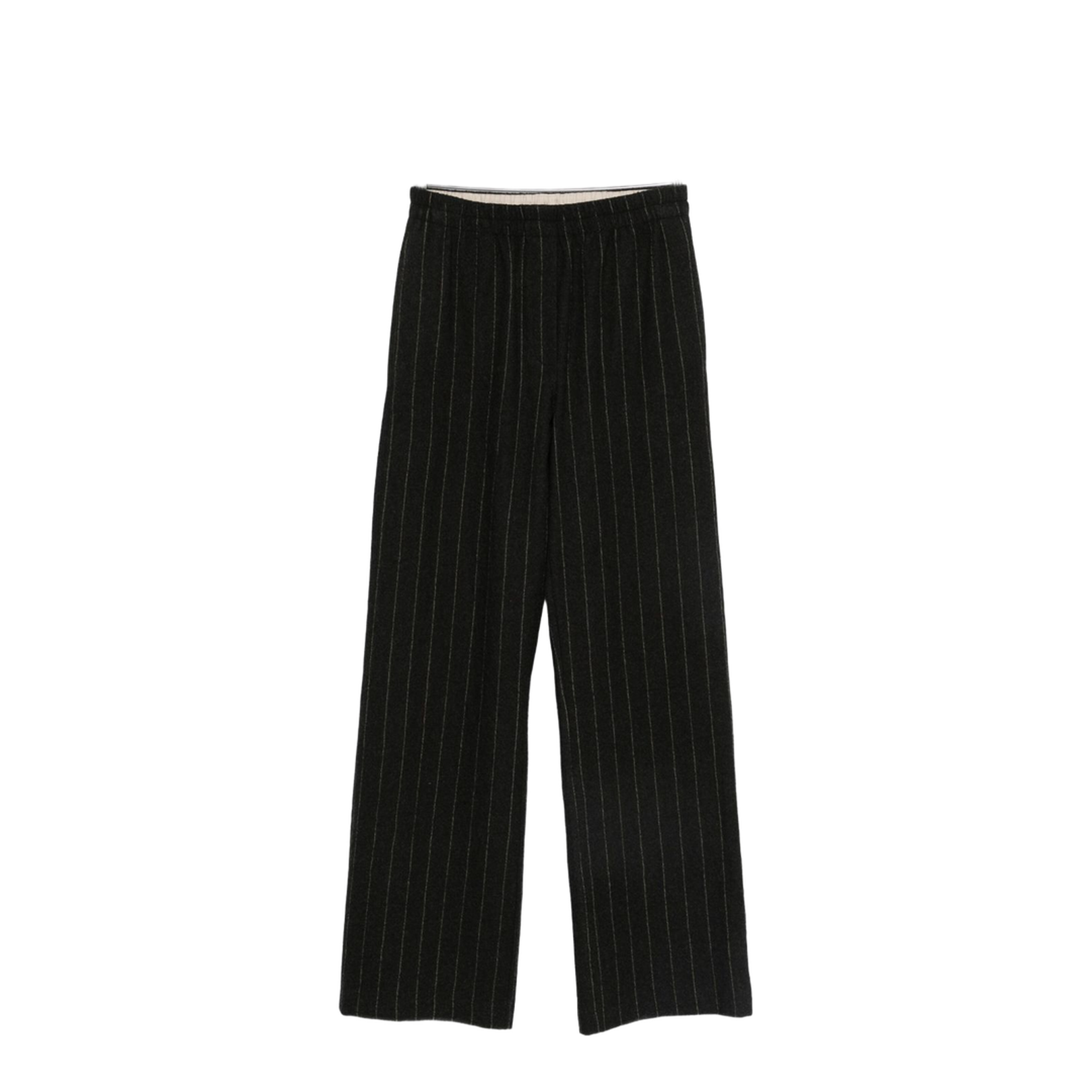 Wide-Leg Wool Trousers