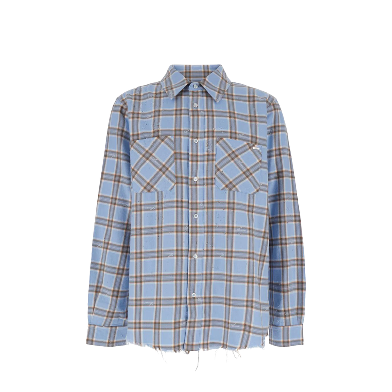 Checkered Print Cotton Shirt