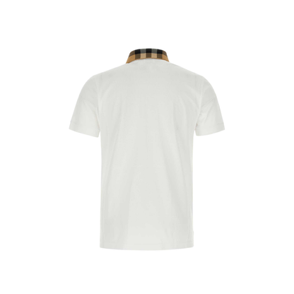 Cody Check Collar Polo White