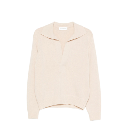 MAYFEYR - Victoria Beckham - Genevieve Polo Jumper In Merino Wool - 1326KJU007475A