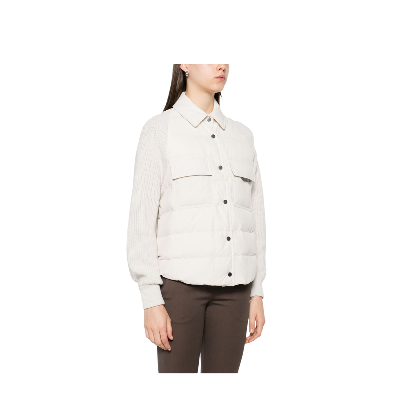 Two-Material Down Jacket