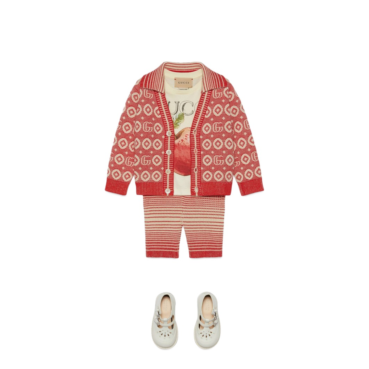 MAYFEYR - Gucci - B Bermuda Co Rib St W Stripes - 766420BXKDR26340
