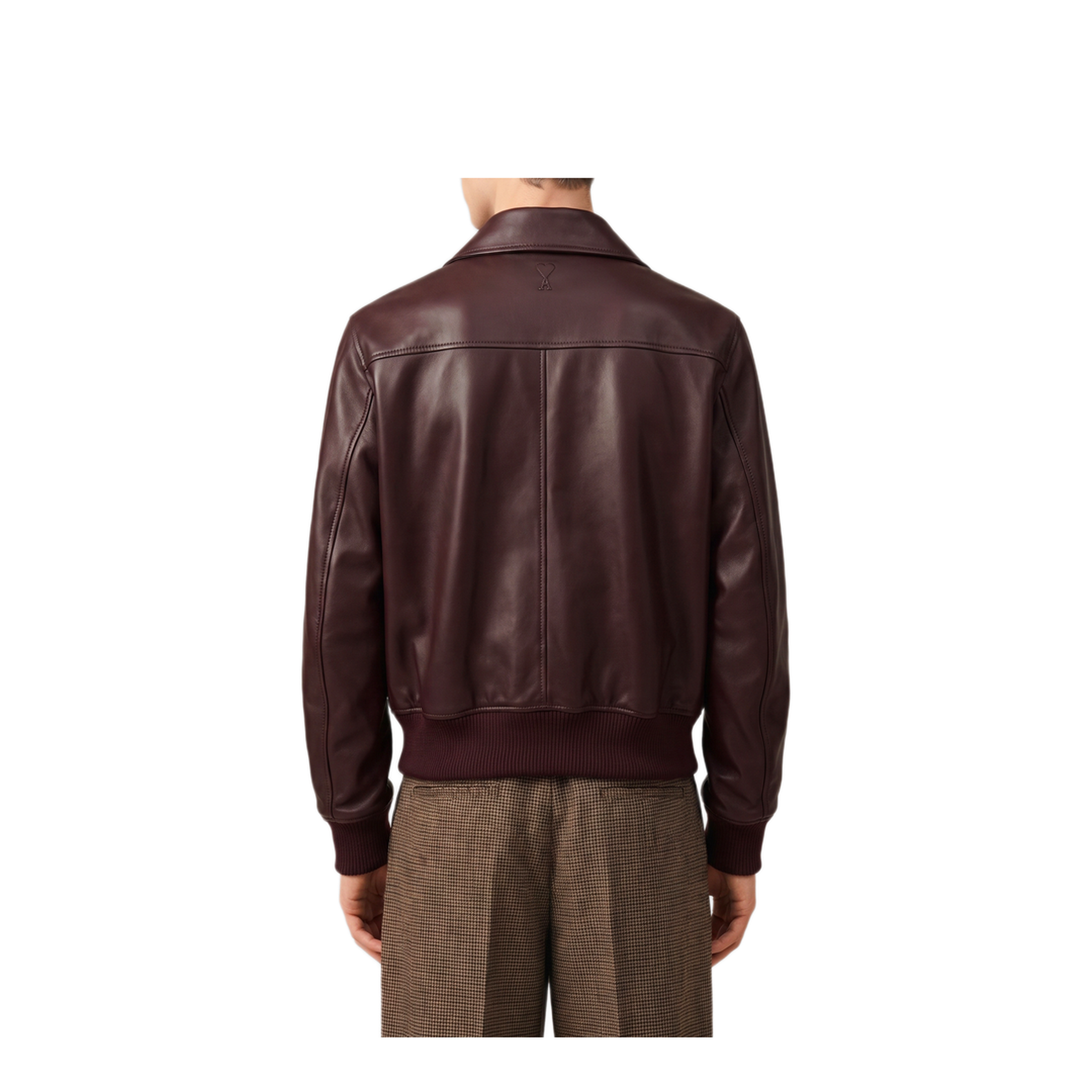 MAYFEYR - Ami Paris - Burgundy Zip Bomber Jacket - HJK850LH0068A235