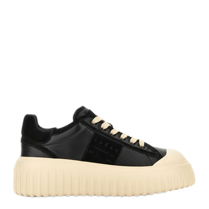 MAYFEYR - Hogan - H-Stripes Nappa Leather And Suede Sneakers - HXW7020FV00SCY