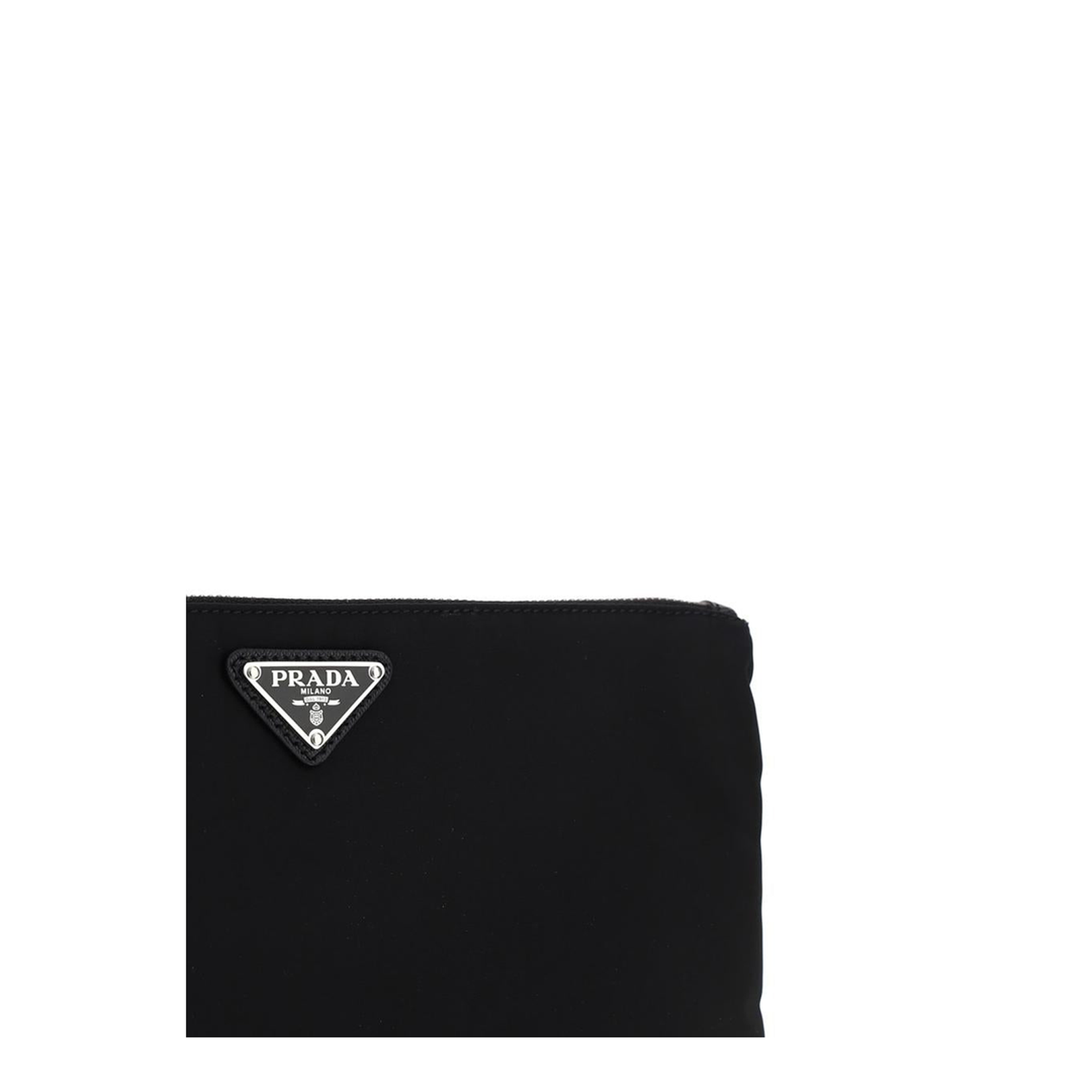 Common Triangle Logo Nylon Strap Clutch