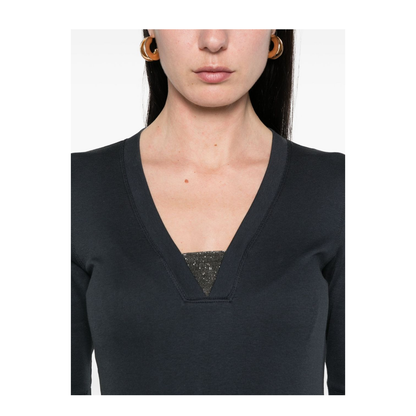 Cotton V-Necked Top