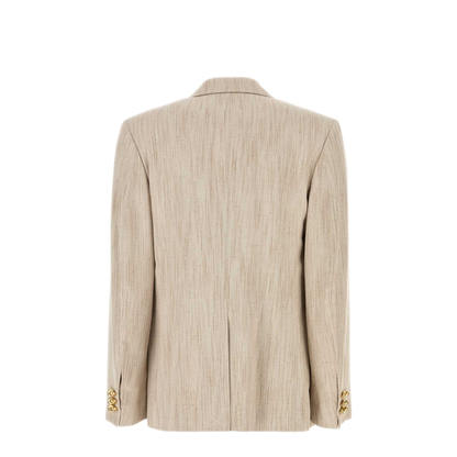 MAYFEYR - Bottega Veneta - Melange Sand Viscose Blend Blazer - 815668V5QR02674