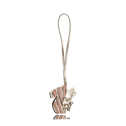 MAYFEYR - Ferragamo - Leather Shoe-Shaped Pendant - 220690CHARM787964CHAMPAGNE